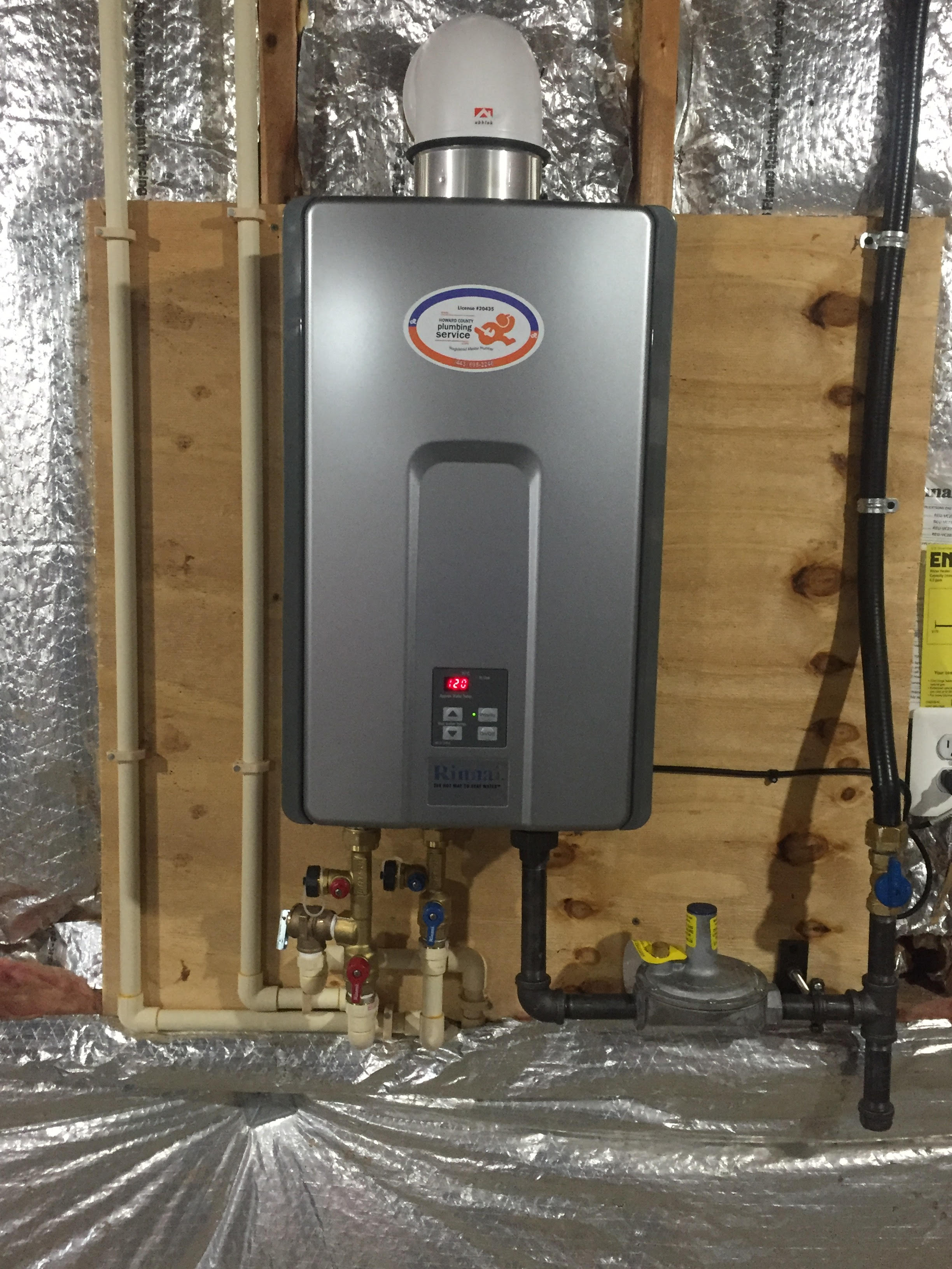 Rinnai tankless water heater